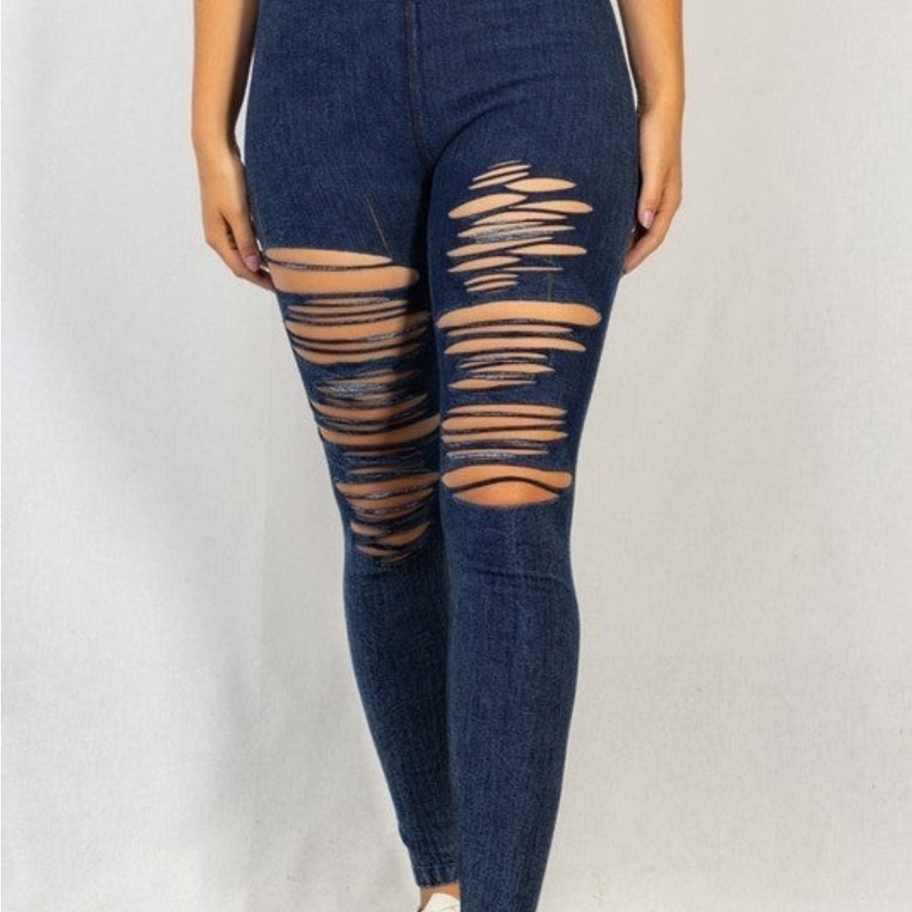 Jean leggings